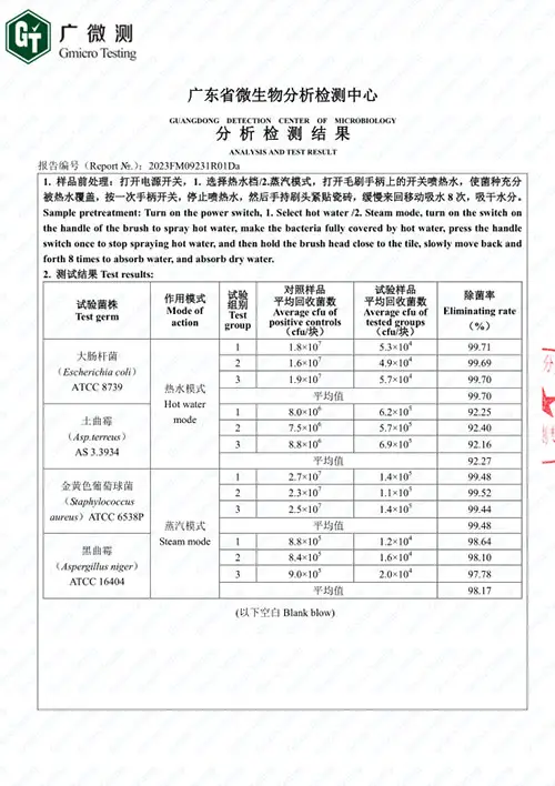 Sterilization Test Report